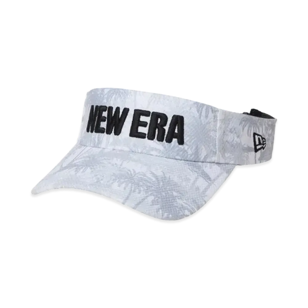 NEW ERA Golf Sun Visor Palm Tree Camo "White Camo"