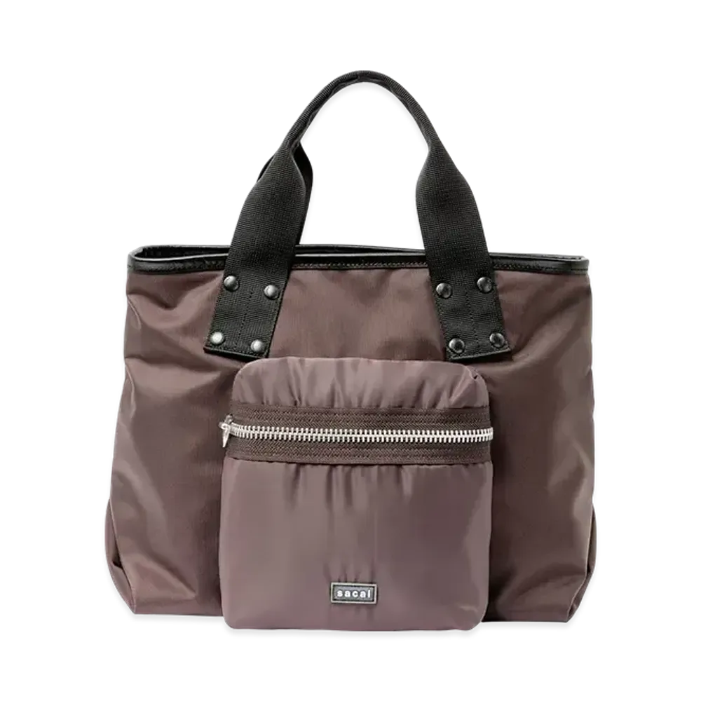 sacai Pocket Tote Bag Medium "Brown"