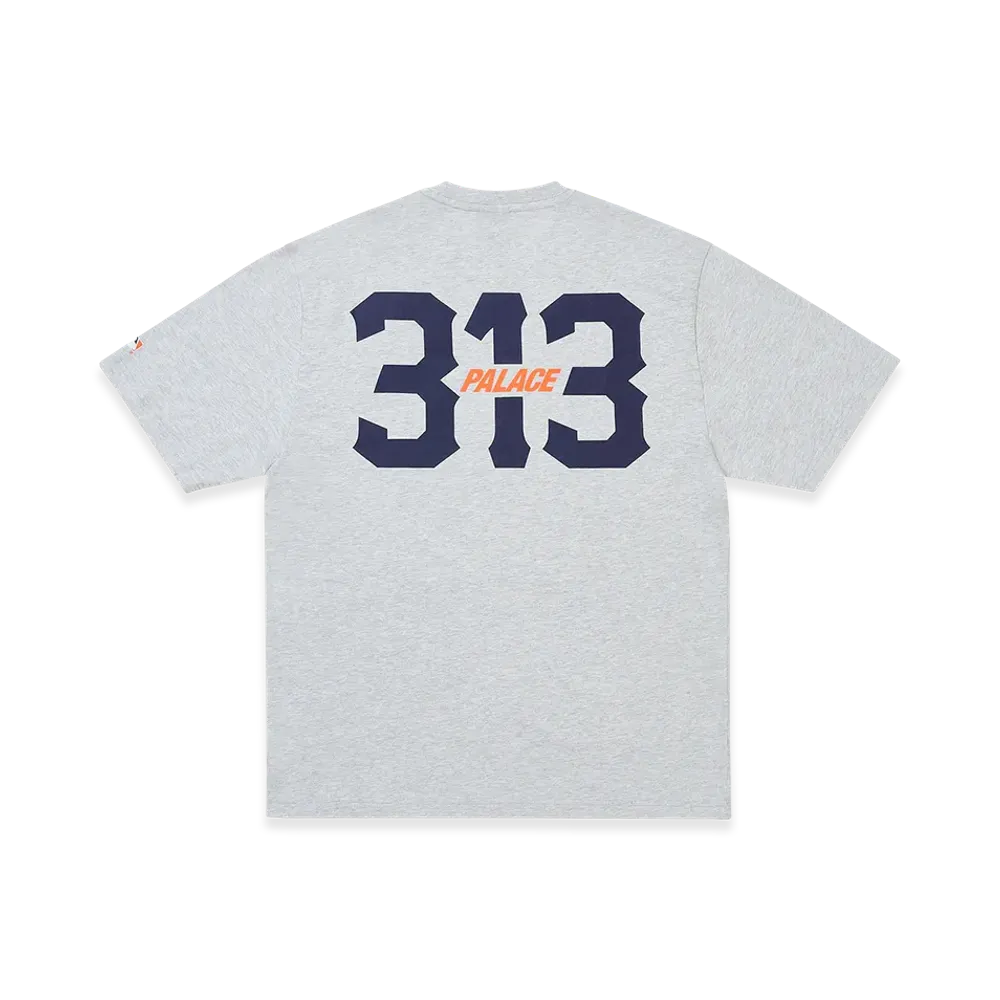 PALACE x Detroit Tigers T-Shirt "Grey Marl"