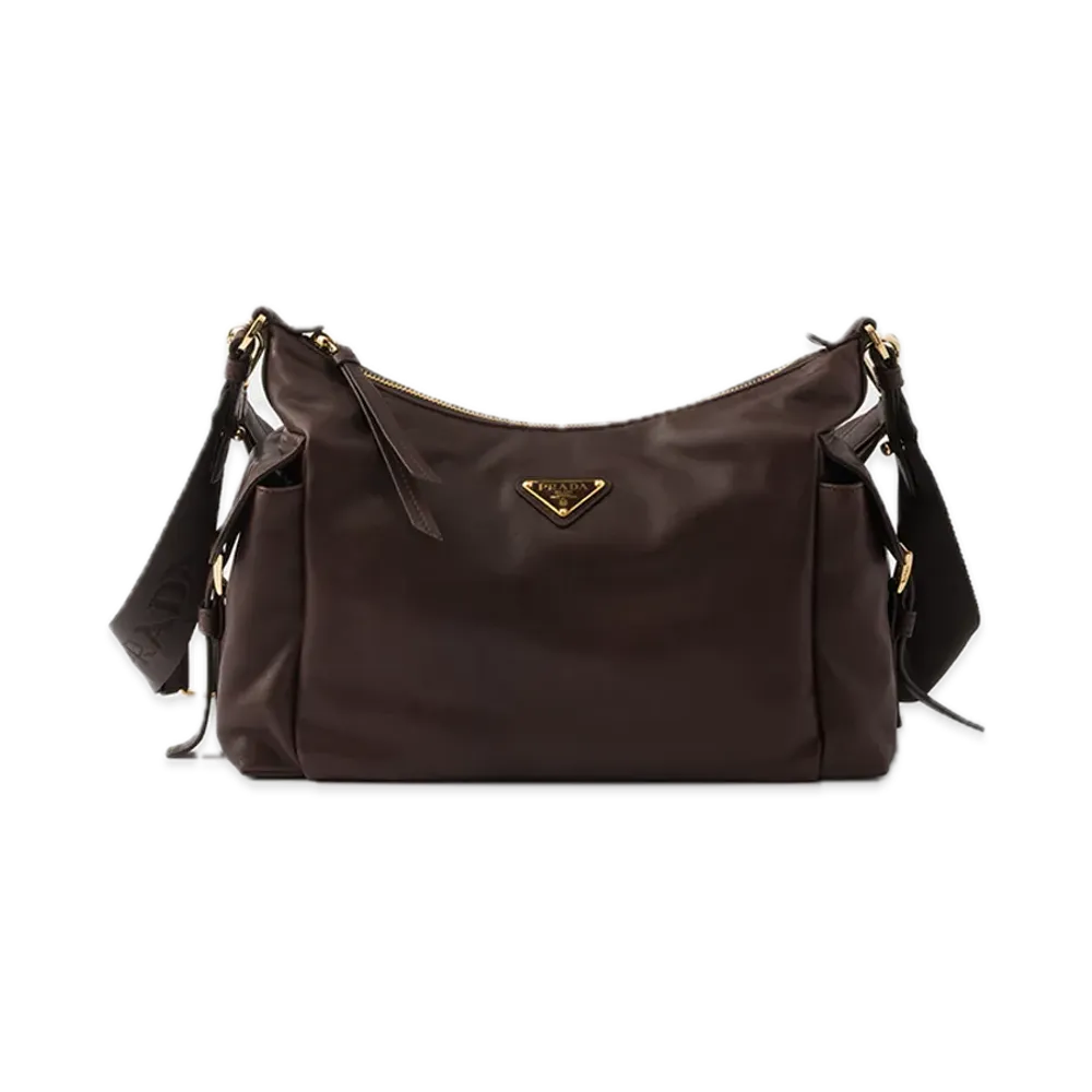 PRADA Explorer Large Nappa Leather Bag "Brown"