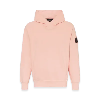 Stone Island Shadow Project 60219 Embroidery Cotton Fleece Hooded Sweatshirt - 23SS "Pink"