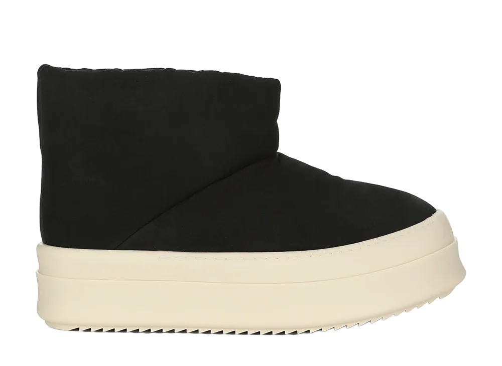 Rick Owens FW26 Tower Mega Bumper Low Lunar Feather Nappa "Black/Milk"