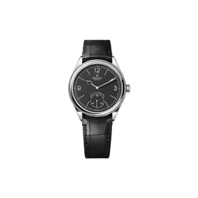 ROLEX 1908 39mm 18 ct White Gold Polished 52509 "Intense Black"