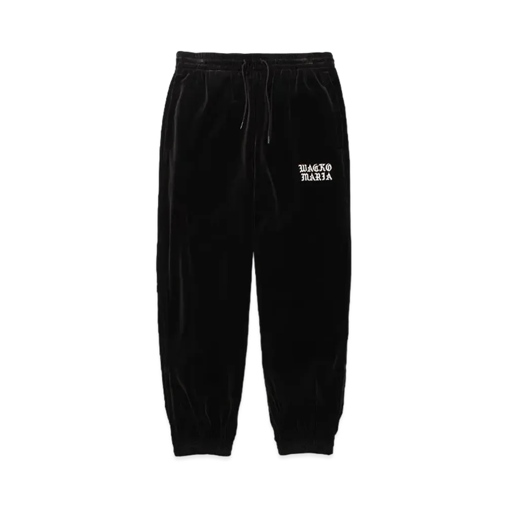 WACKO MARIA Velvet Track Pants "Black"