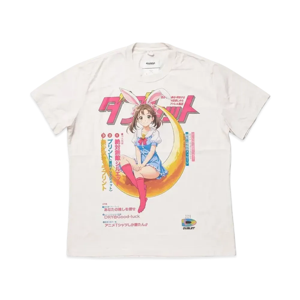 doublet Anime Print T-Shirt "Rabbit"