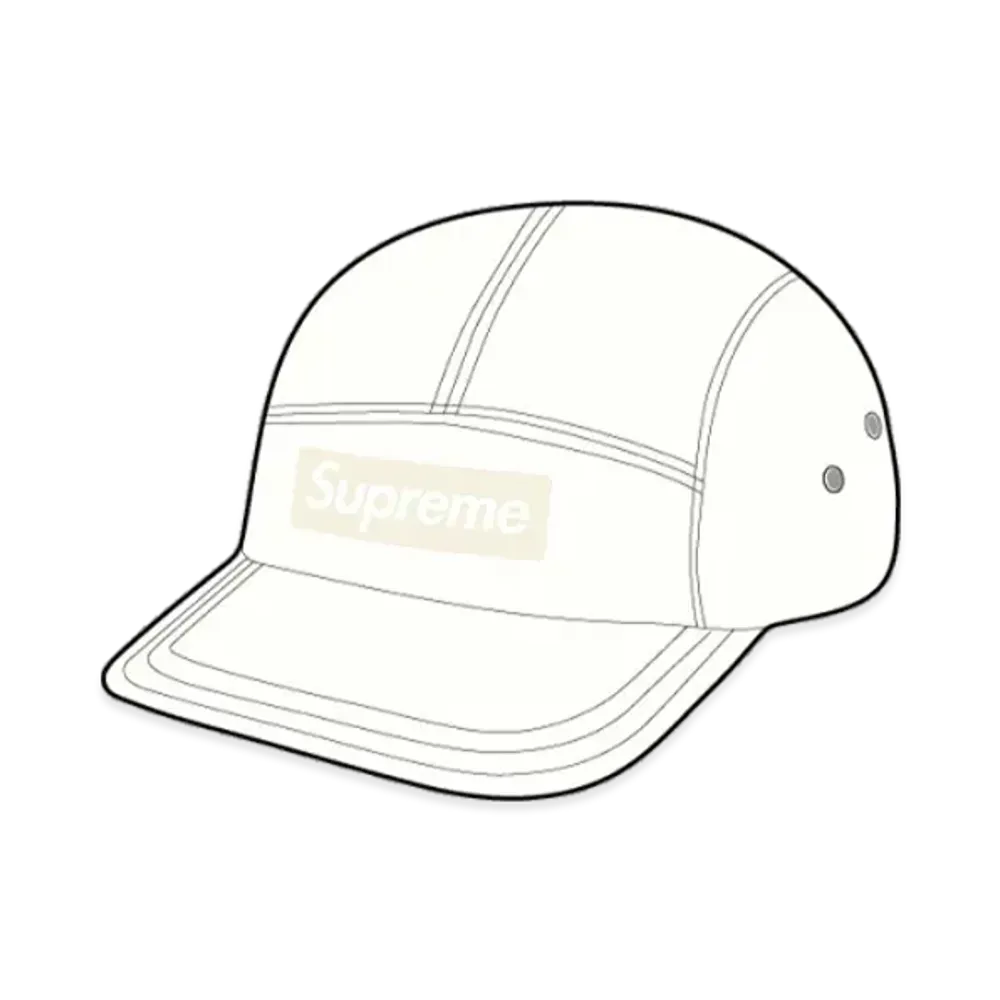 Supreme Wool Camp Cap "White" (25FW)