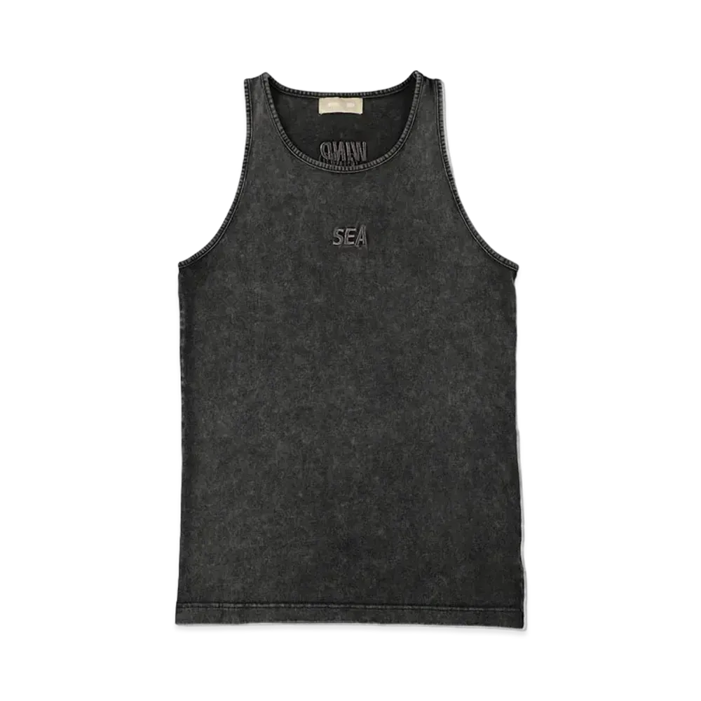 WIND AND SEA Sulfer Faded Tank Top "Black"
