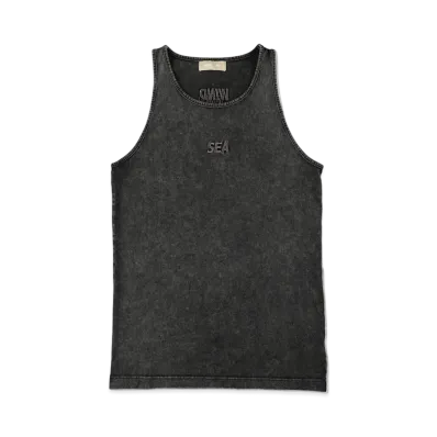 WIND AND SEA Sulfer Faded Tank Top "Black"