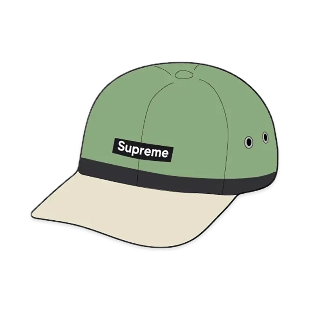 Supreme Crown Band Nylon 6-Panel "Olive"