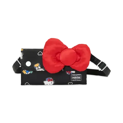 PORTER x HELLO KITTY 2Way Long Wallet "Black"