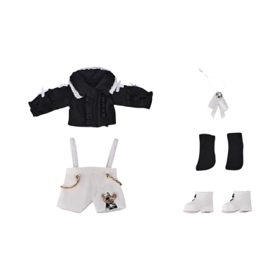 Good Smile Company "Nendoroid Doll" -Nendoroid Doll- Outfit Set: Suspender Shorts Set (Black & White)