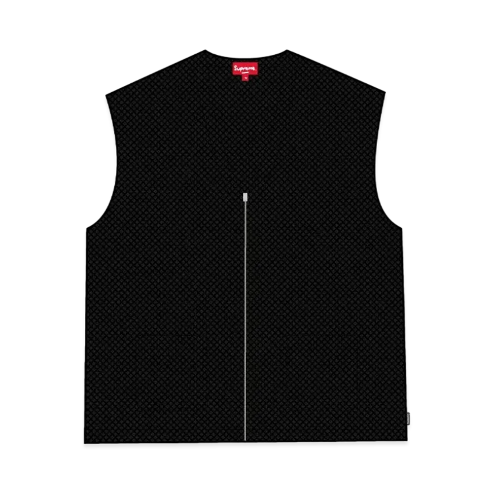 Supreme Dragon Zip Up Sweater Vest 