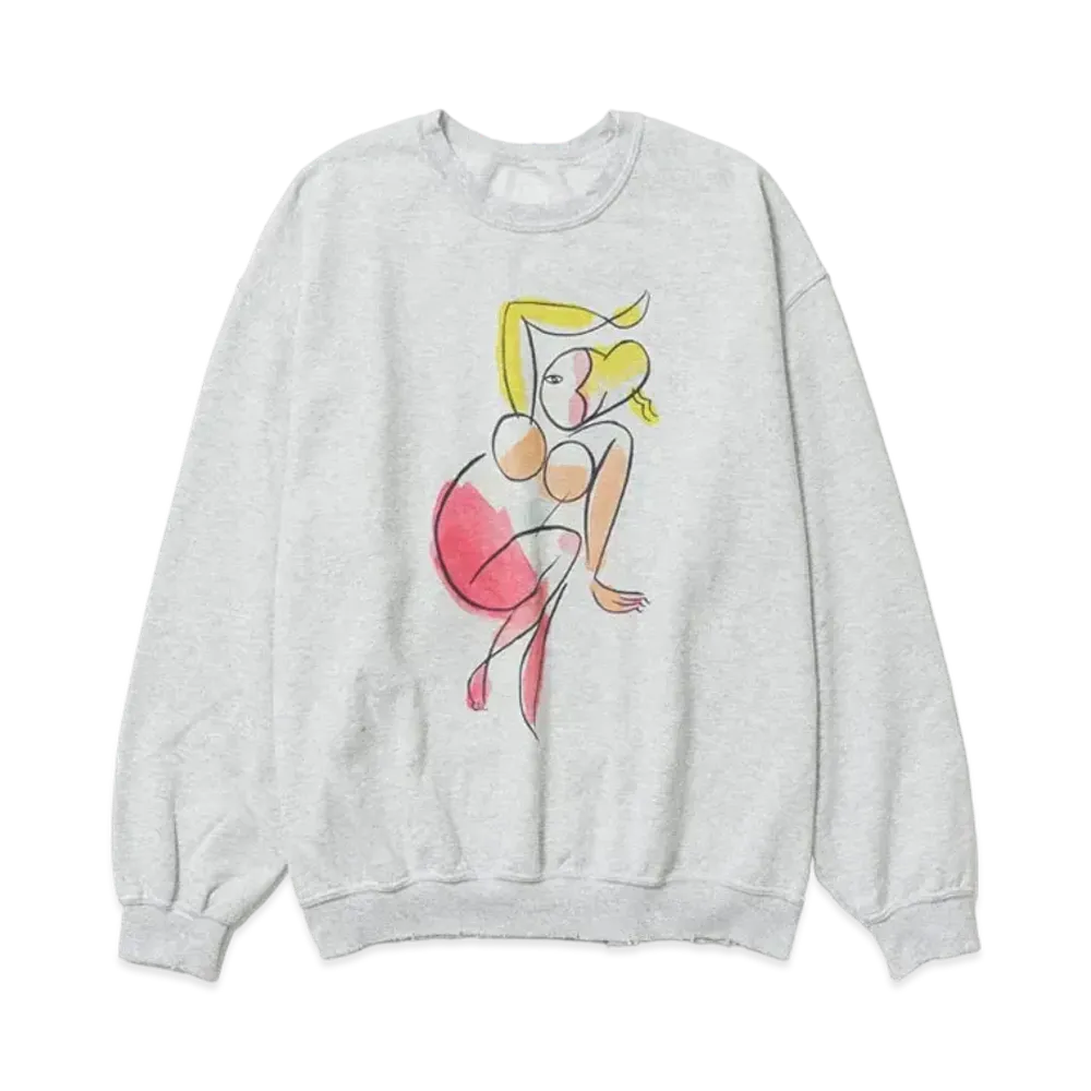 Sasquatchfabrix "Pinup Girl" Savage Sweatshirt "Ash Gray"