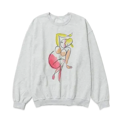 Sasquatchfabrix "Pinup Girl" Savage Sweatshirt "Ash Gray"