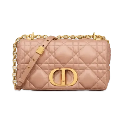 Dior Medium Dior Caro Bag Rose Des Vents Padded Macrocannage Calfskin "Rose des Vents"