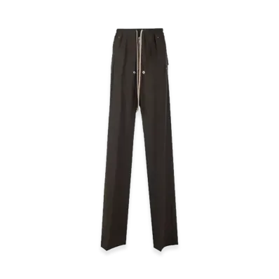 Rick Owens Women's "Geth Belas" Cupro Trousers "Brown"