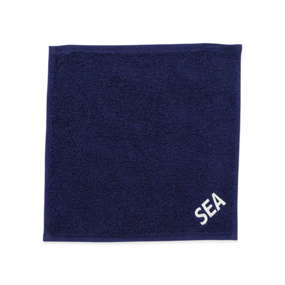 WIND AND SEA Sea Hand Towel "Navy"