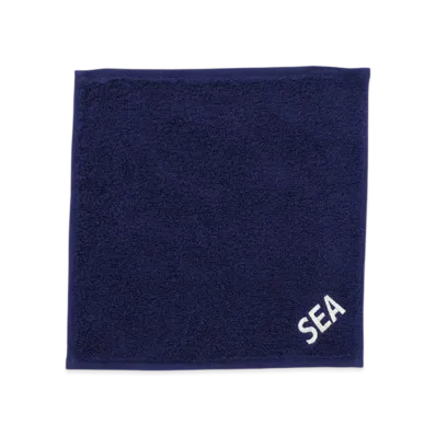WIND AND SEA Sea Hand Towel "Navy"