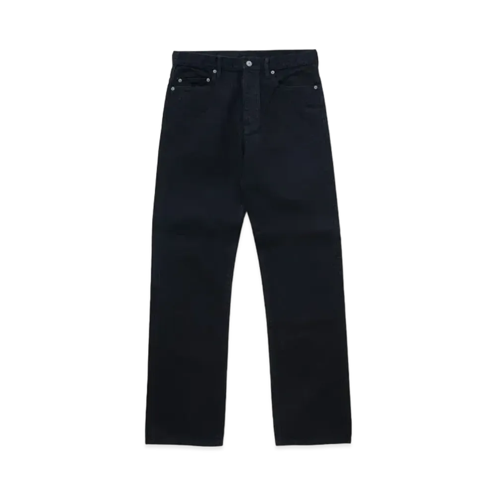 RATS Black Denim Pants Street Straight "Black"