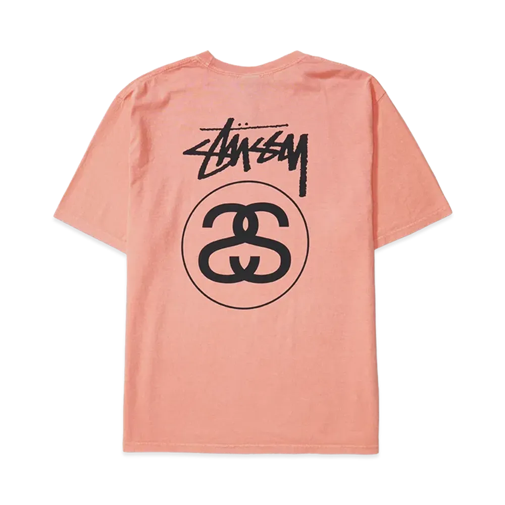 Stussy Stock Link Tee Pigment Dyed "Sherbert"