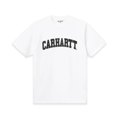 Carhartt WIP S/S University T-Shirt "White/Black"(23SS)
