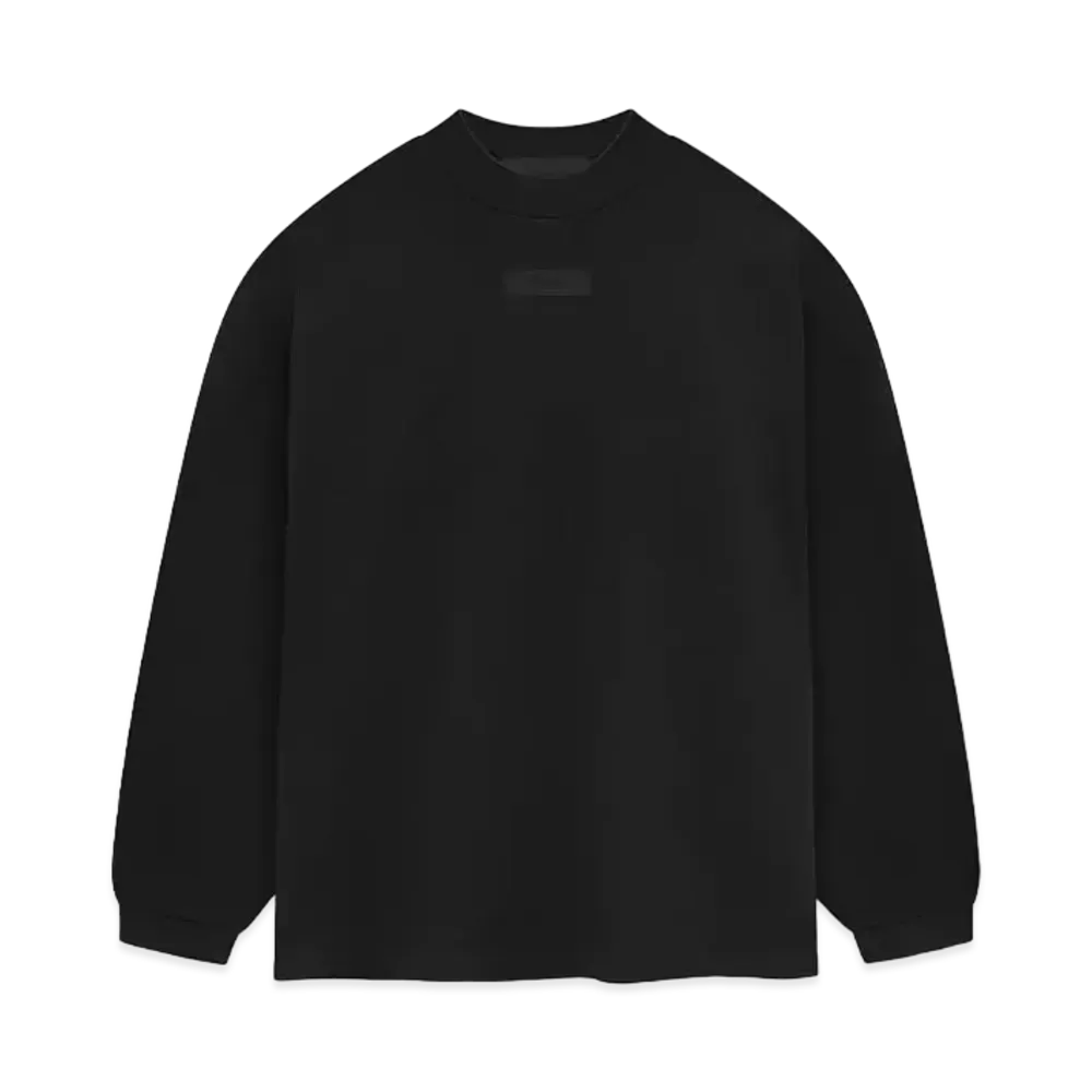 FEAR OF GOD ESSENTIALS Longsleeve T-Shirt "Jet Black"