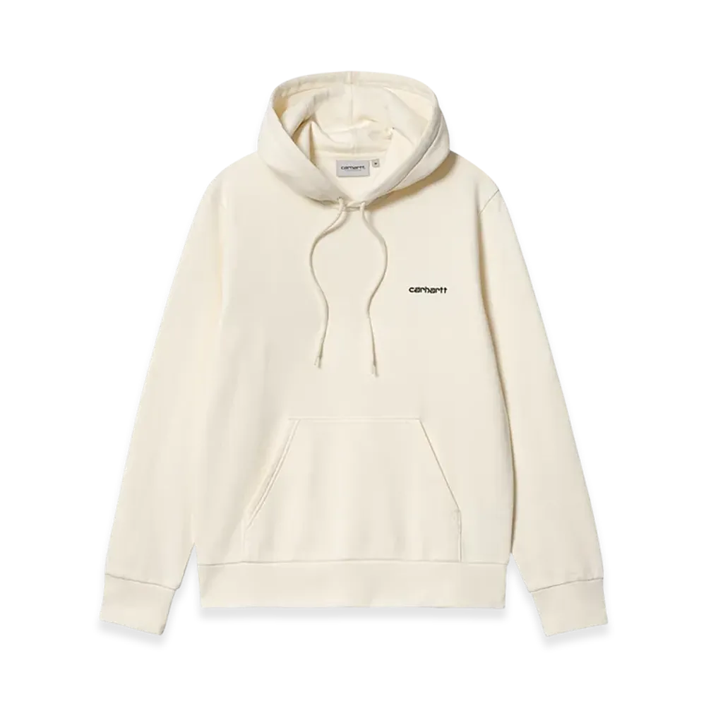 Carhartt WIP Hooded Script Embroidery Sweatshirt "Wax"