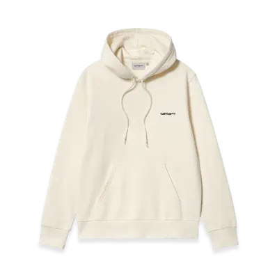 Carhartt WIP Hooded Script Embroidery Sweatshirt "Wax"