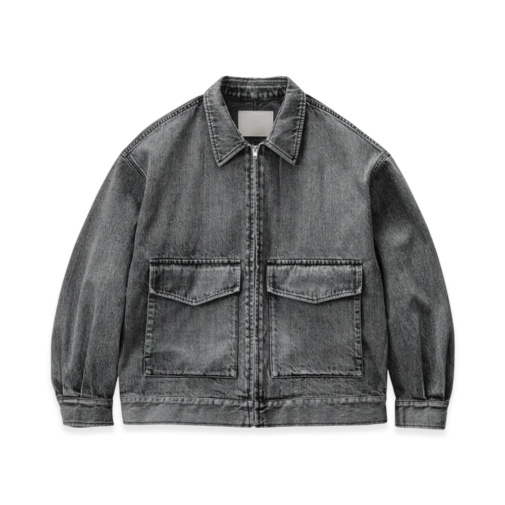 Graphpaper Selvage Denim Zip Jacket "Black"