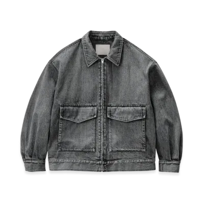 Graphpaper Selvage Denim Zip Jacket "Black"
