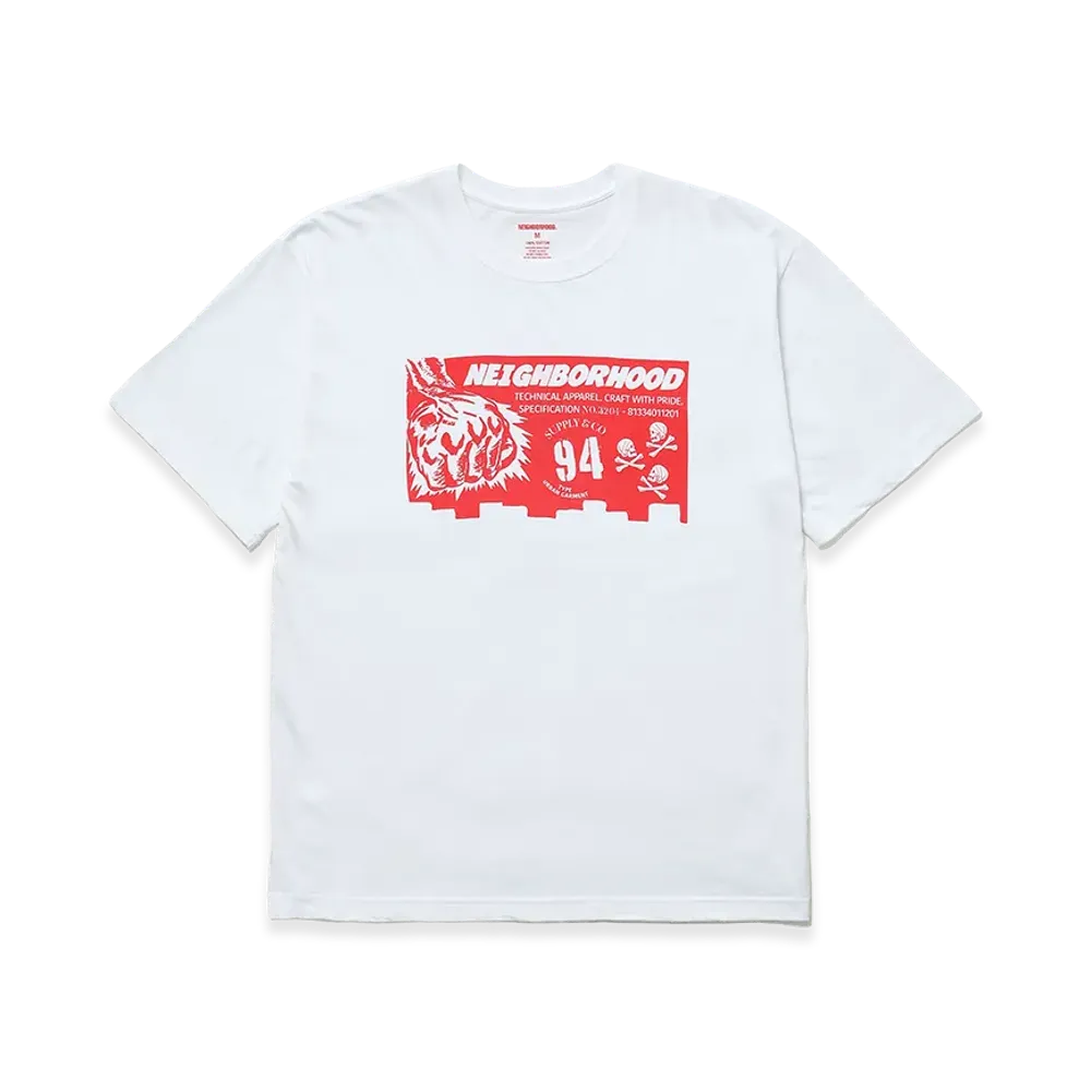 NEIGHBORHOOD NH 261 Spot . Tee SS-2 "White"