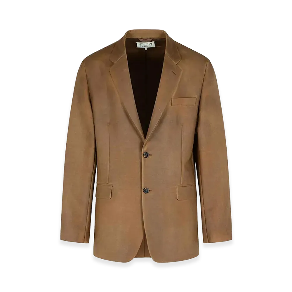 Maison Margiela Blazer In Mohair And Wool "Brown"