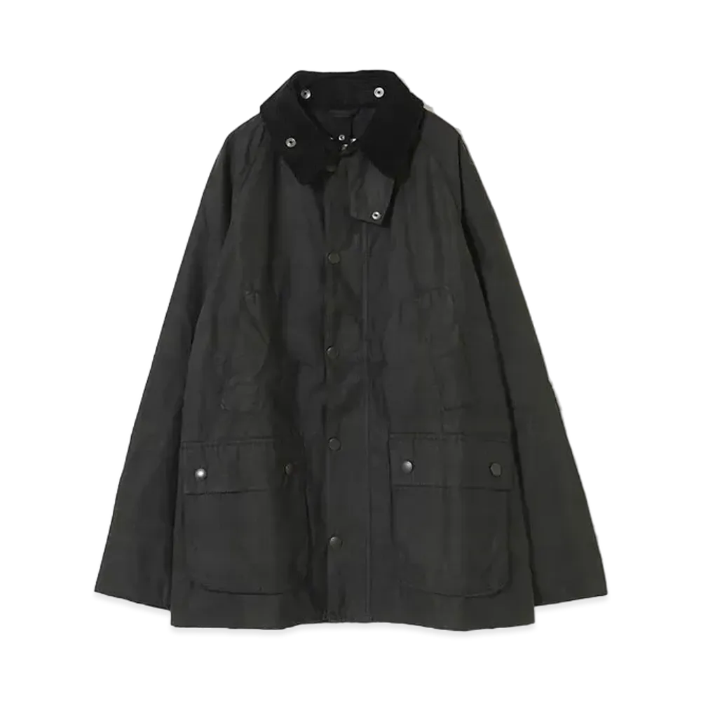Barbour Bedale Blackwatch Wax Cotton Blouson (Slim Fit) "Navy"