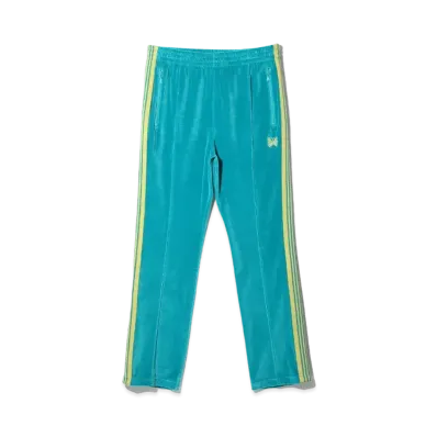 Needles Narrow Track Pant - C/PE Velour "Blue"