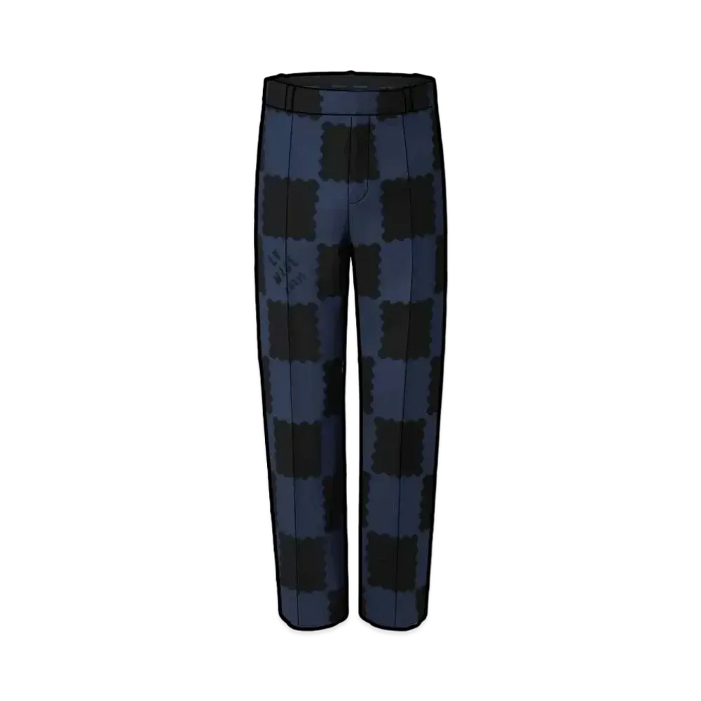 Louis Vuitton x NIGO 3 PIECE SUIT DAMIER PANTS "Navy"