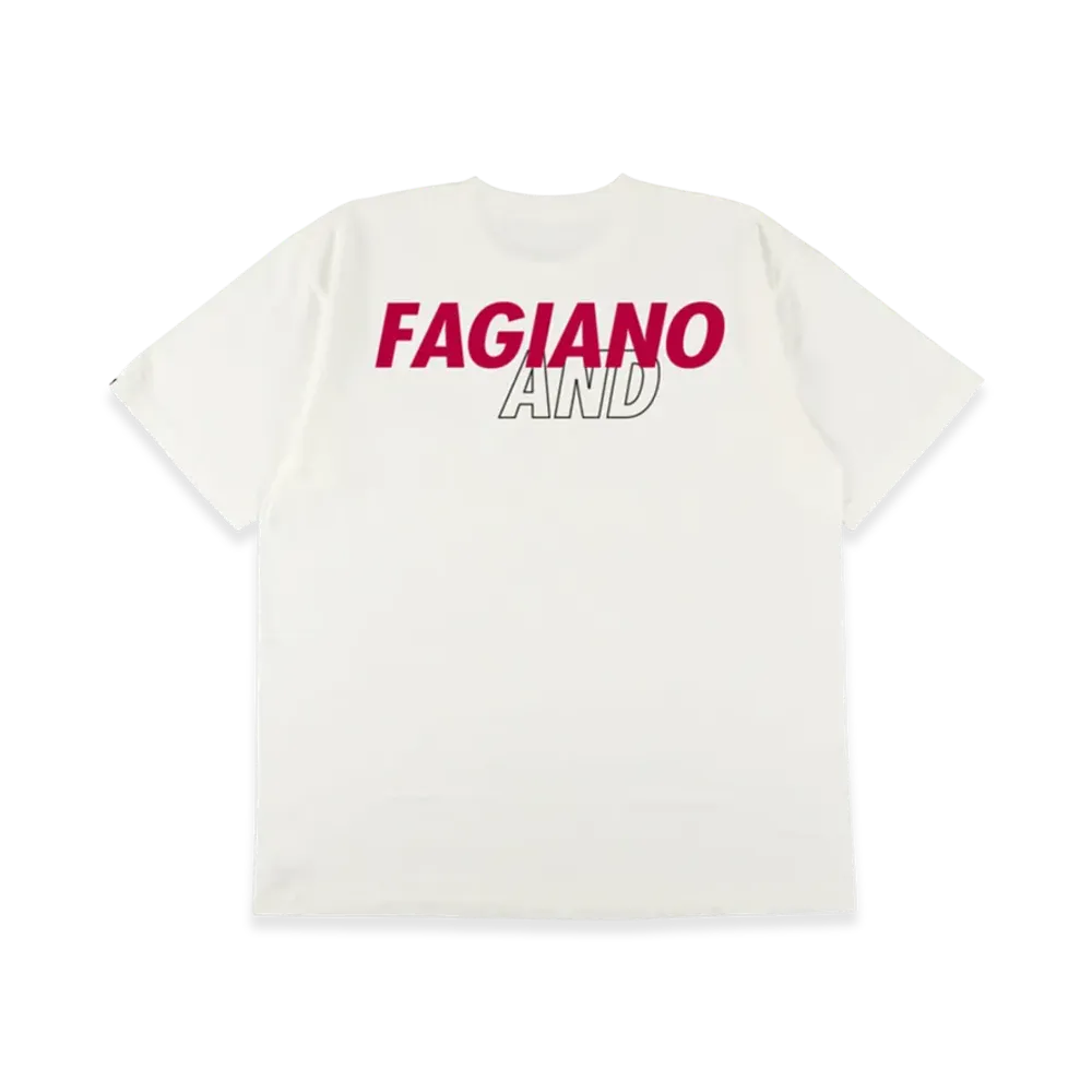 WIND AND SEA x J.LEAGUE FAGIANO S/S Tee "White"