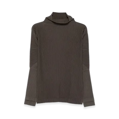 HOMME PLISSE ISSEY MIYAKE Sweaters "Brown"