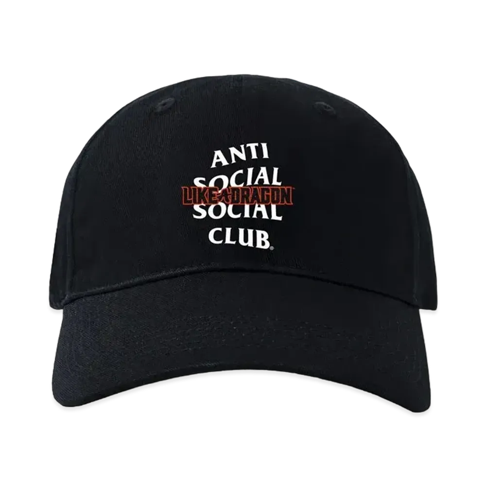 ANTI SOCIAL SOCIAL CLUB x Like A Dragon Cap "Black"