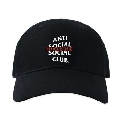 ANTI SOCIAL SOCIAL CLUB x Like A Dragon Cap "Black"