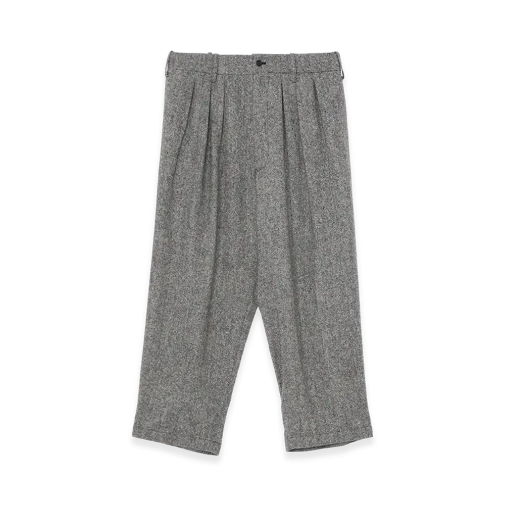 S'YTE Etermine Nep Tweed Beaded Pants "Gray"
