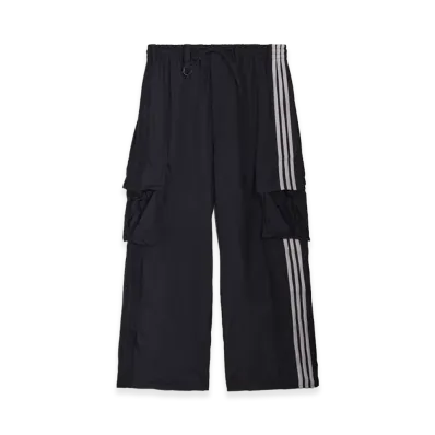 Y-3 Nylon Wired 3 Stripes Cargo Pants "Black"