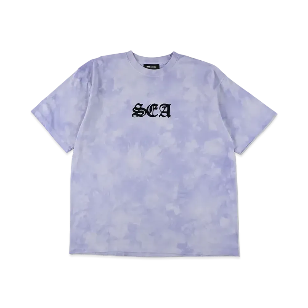 WIND AND SEA Tie-Dye Logo S/S Tee "Purple"