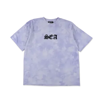 WIND AND SEA Tie-Dye Logo S/S Tee "Purple"