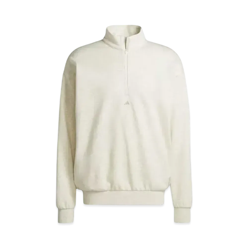 adidas Basketball Half-Zip Sweatshirt "Cream White Mel"