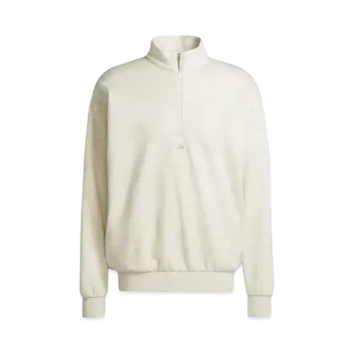 adidas Basketball Half-Zip Sweatshirt "Cream White Mel"