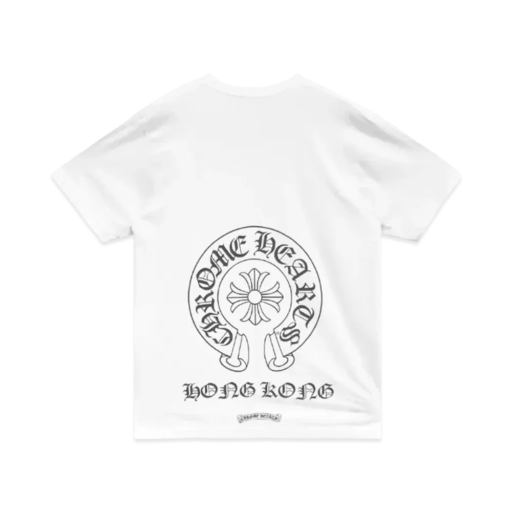 Chrome Hearts Back Horseshoe S/S T-Shirt Hong Kong Exclusive "White"