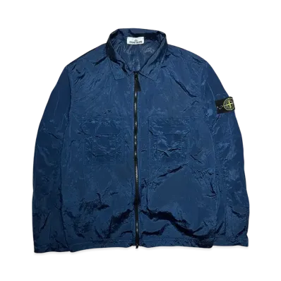 Stone Island Nylon Metal Ripstop Overshirt "Navy"