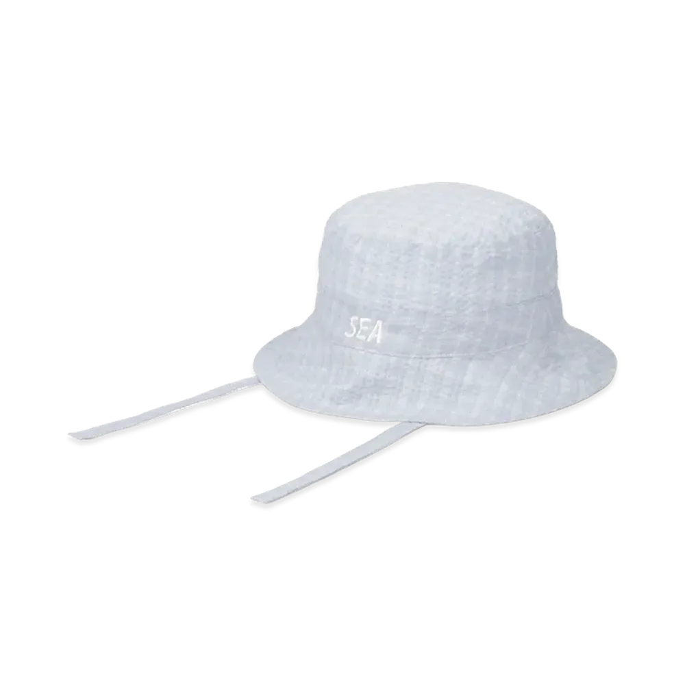 WIND AND SEA Plaid Logo Hat "Sax"