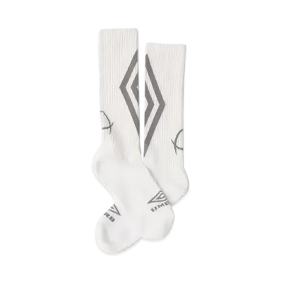 atmos x UMBRO Acquard Logo Socks "White"