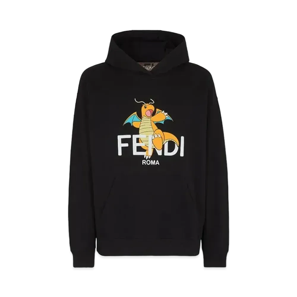 Pokemon x Fragment x FENDI Men's Dragonite Sweatshirt "Black"